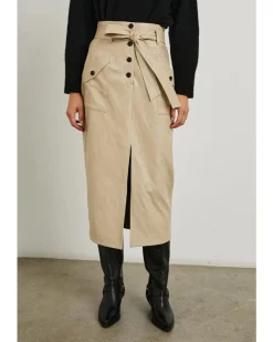 Rails Edem Faux Crinkle Leather Skirt