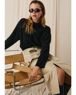 Rails Edem Faux Crinkle Leather Skirt