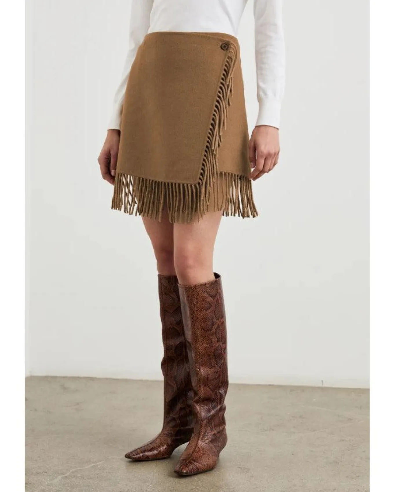 Rails Vista Fringe Mini Skirt