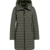 Ruth Knee Length Hooded Down Coat