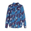Smythe Lapis Floral Shirred Blouse