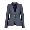Smythe Patch Pocket Tux Black Stripe Blazer