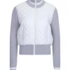 Sportalm Quilt Front Zip Cardi