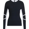 Sportalm Rib Knit Stand Collar Sweater With Contrast Details