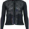 Tonet Embroidered Sheer Knit Cardigan