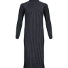 Tonet Two Ton Rib Knit Turtleneck Dress