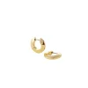 Toni Small Hinged Gold Hoops