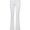 Veronica Beard Beverly Skinny Flare Jeans White