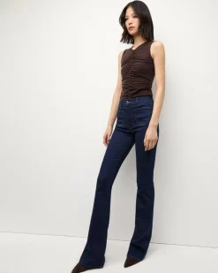Veronica Beard Neeta Ruched Tank Top