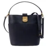 Veronica Beard Small Crest Lock Bucket Bag